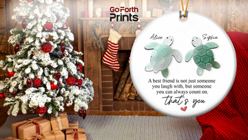 Sea Glass Friendship Ornament