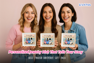 Best Friend Birthday Gift Idea: Personalized Jewelry Dish That Tells Your Story