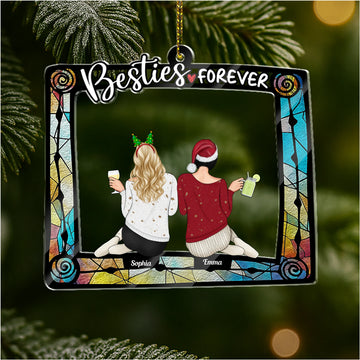 Besties Forever - Personalized Acrylic Ornament