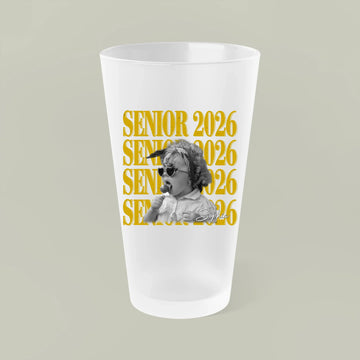 Grad Party Decor Class Of 2026 - Personalized Frosted Cup