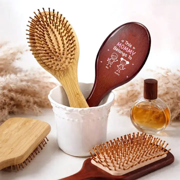 This Grandma Belongs To - Personalized Wooden Brush Hair