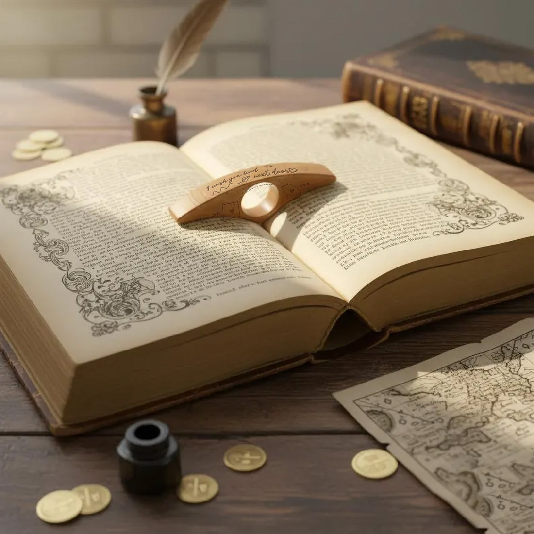I Wish You Lived Next Door - Personalized Book Page Holder