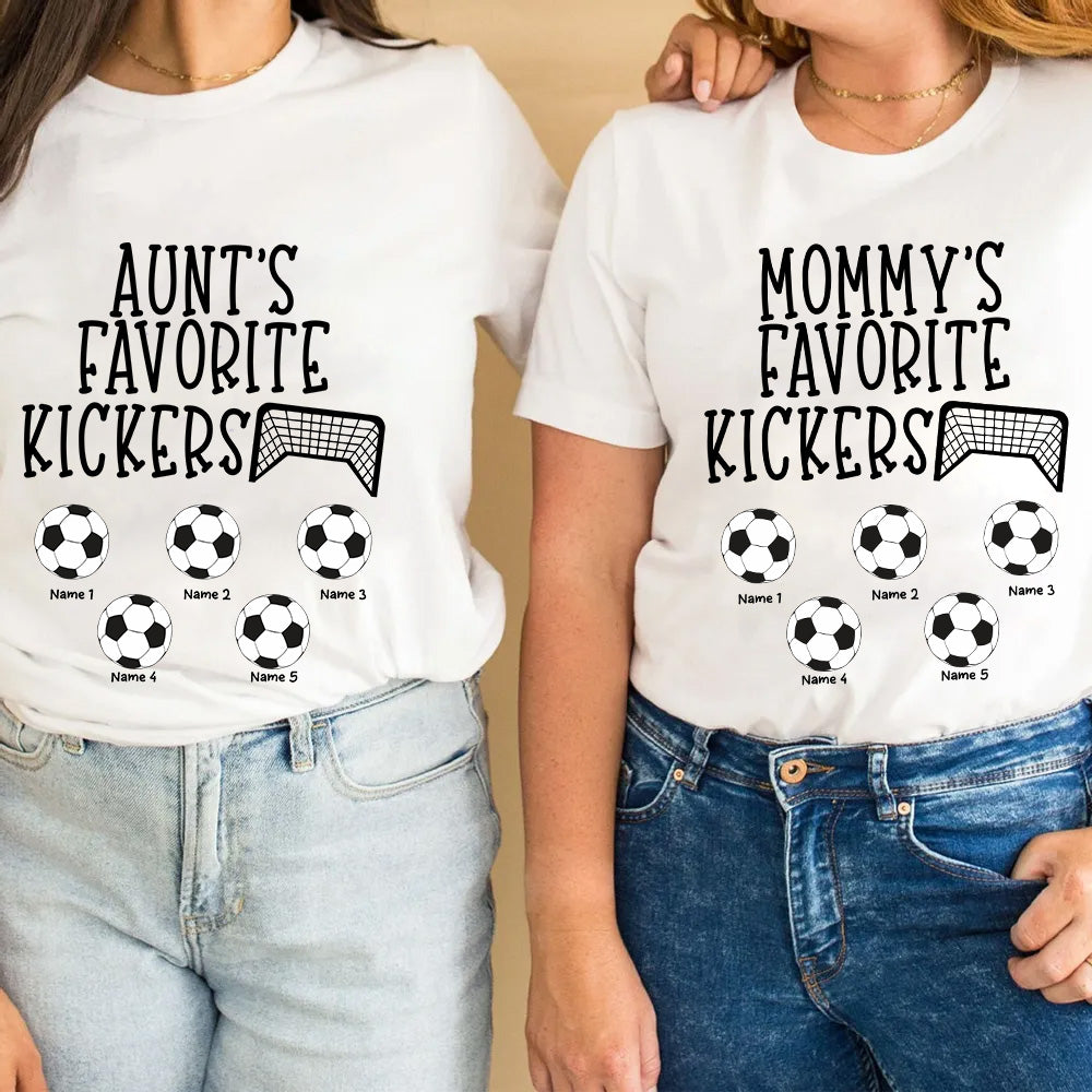 Mommy's Favorite Kickers - Personalized T-Shirt