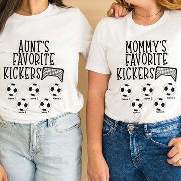 Mommy's Favorite Kickers - Personalized T-Shirt